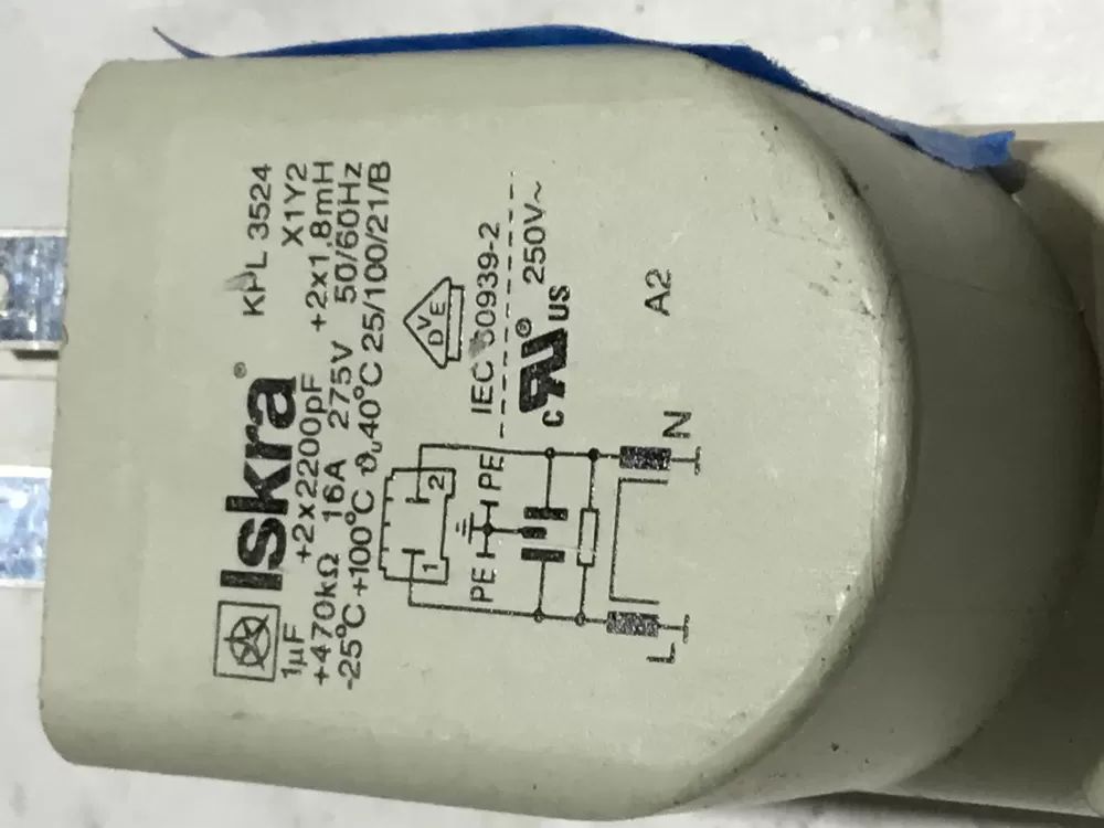 Maytag EN60939 2 Washer Noise Filter AZ98427 | Sl20