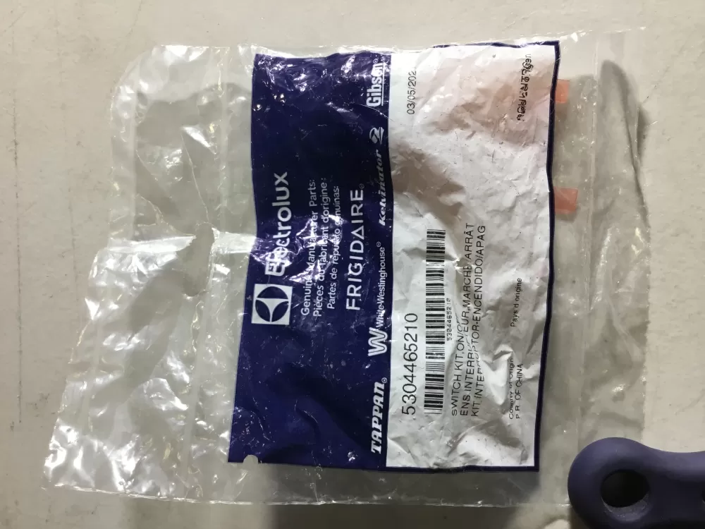 Frigidaire  Kenmore  Electrolux 5304465210  AP4327325  1466830  5304436612  5304458392  75304458392  AH2333765  EA2333765  PS2333765 Refrigerator Switch Kit