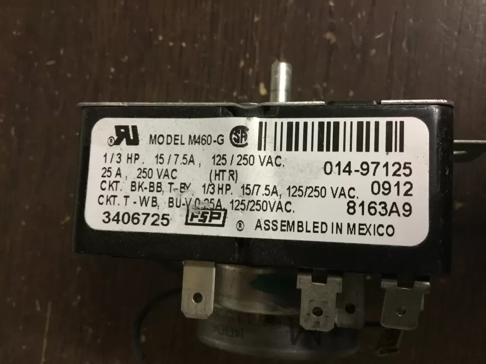 Whirlpool Maytag Amana AP6008573 3406725 WP3406725 Dryer Timer AZ10263 | NR514