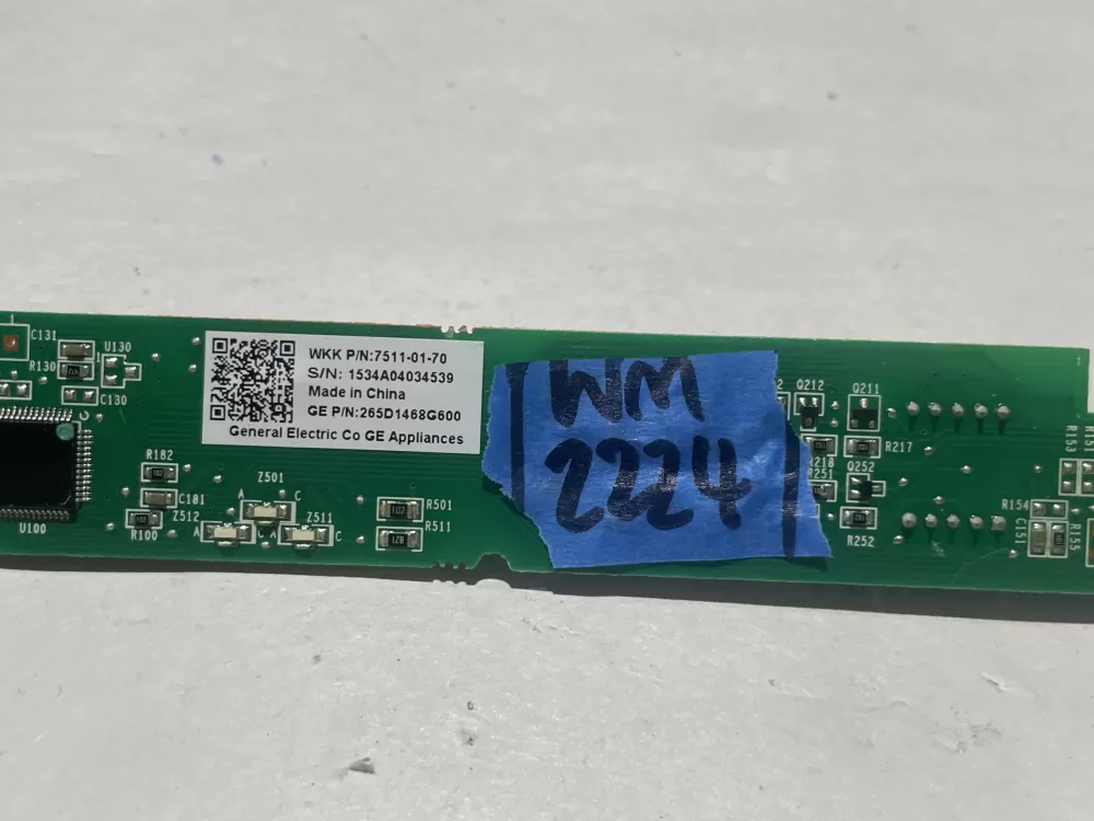 GE 265D1468G600 Dishwasher Control Board AZ121019 | Wm2225