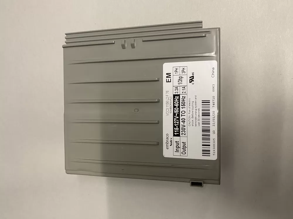 Whirlpool  Jenn Air 519308305 Refrigerator Control Inverter Board