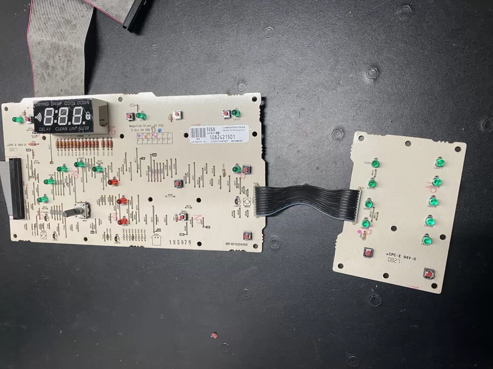 GE 212D1119P007 WE4M387 Dryer Control Board