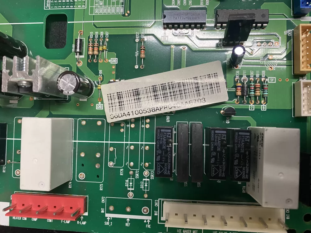 Samsung DA41-00538A Refrigerator Control Board