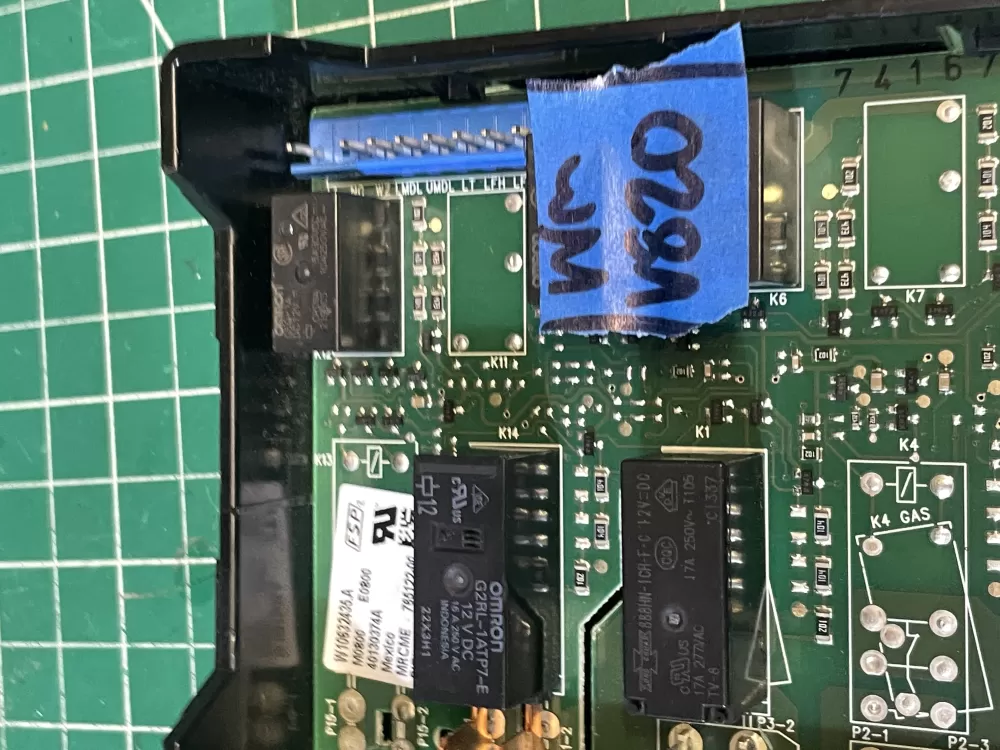 Whirlpool W10632435 Range Control Board AZ202404 | Wmv820