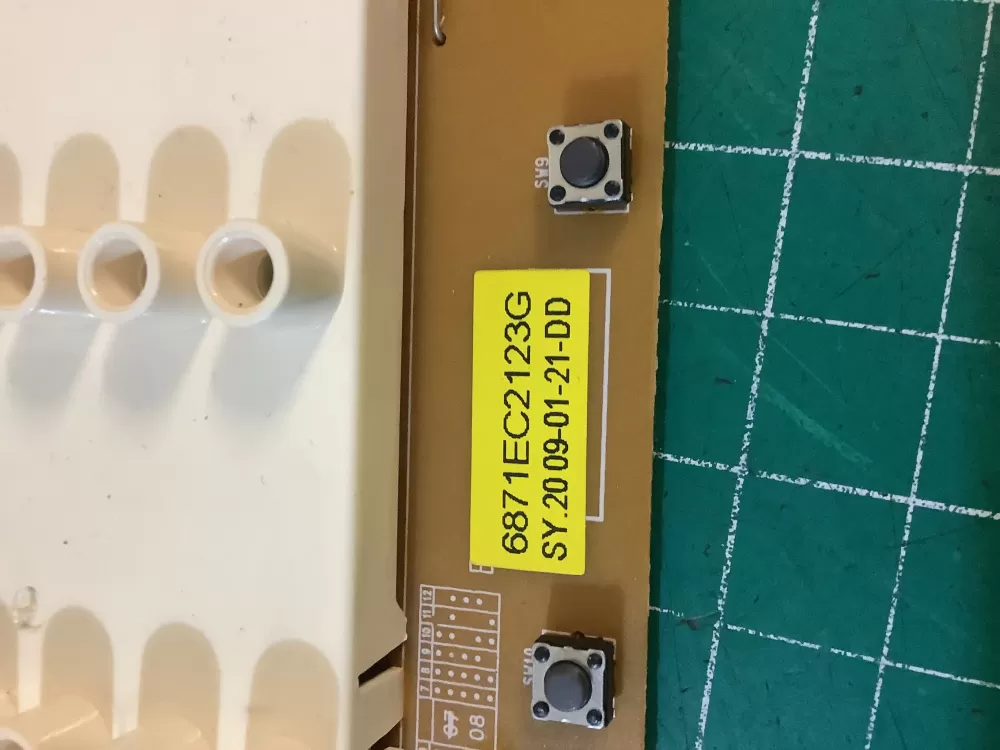LG 6870EC9221A 6871EC2123G Washer Control Board AZ210204 | NR2761