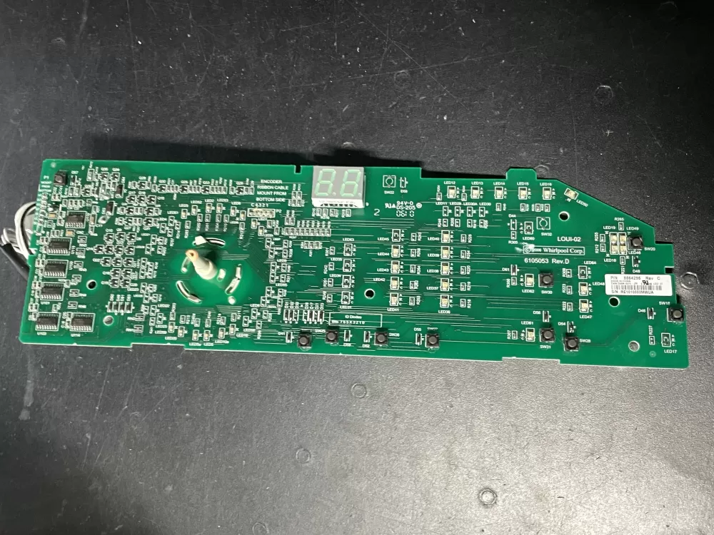 Whirlpool 8564295 User Interface Control Board AZ17991 | WM1236