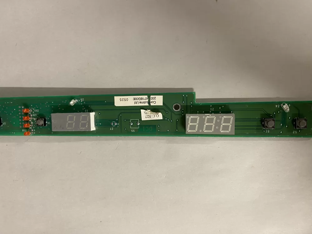 GE WR55X10389 Refrigerator User Interface Control Board AZ218095 | BK1700