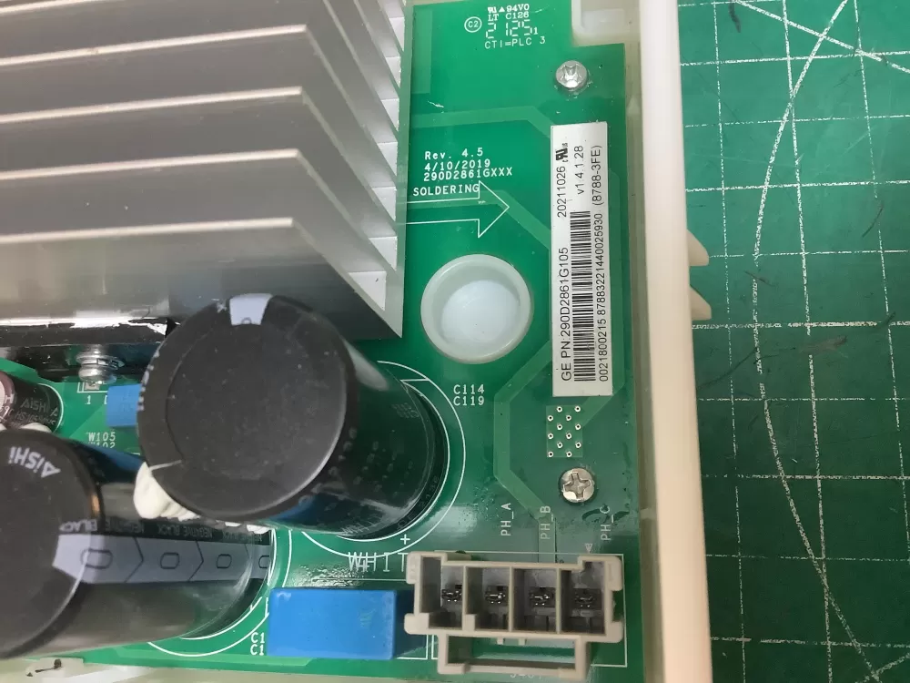 GE 290D2861G105 Washer Inverter Control Board AZ222580 | ARV151