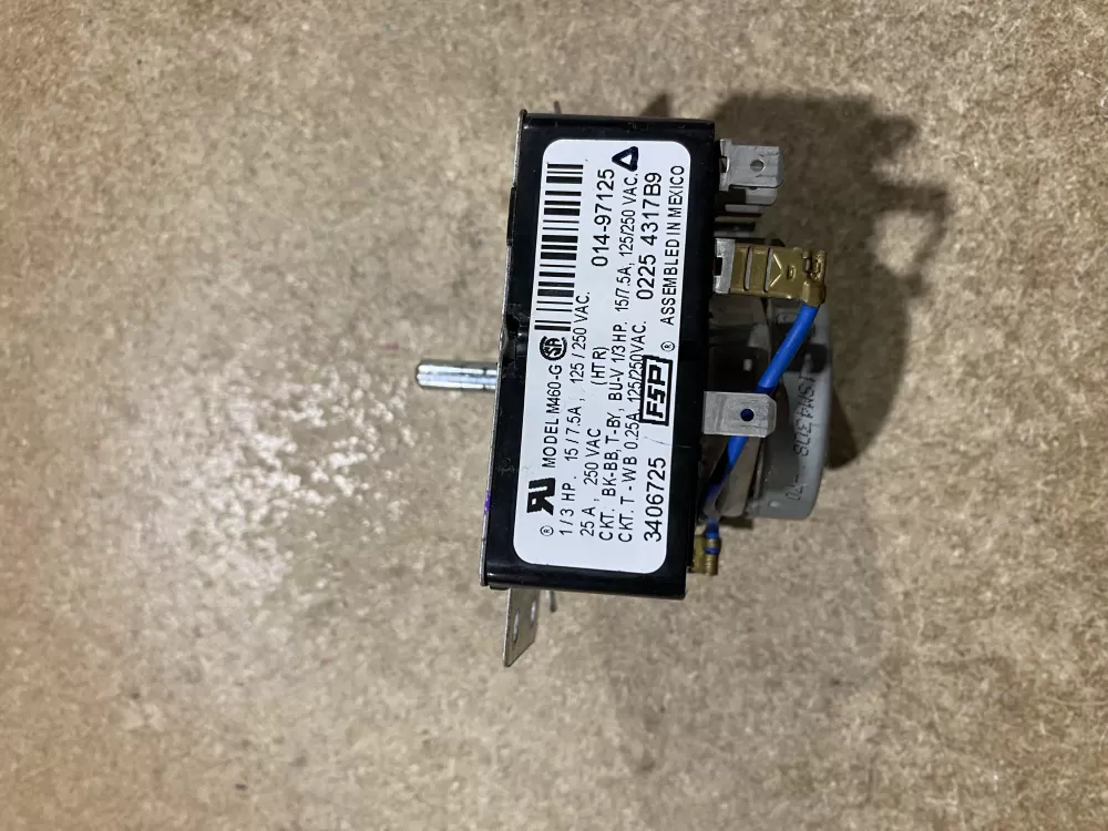 Whirlpool Maytag Amana WP3406725 3406725 AP6008573 Dryer Timer AZ75451 | BK1103