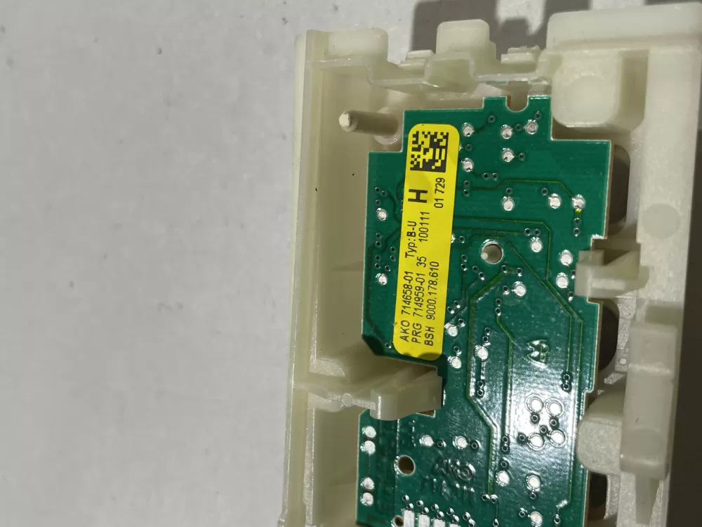 Bosch 714658-01 9000178610 Dishwasher Control Board AZ131650 | Wm888