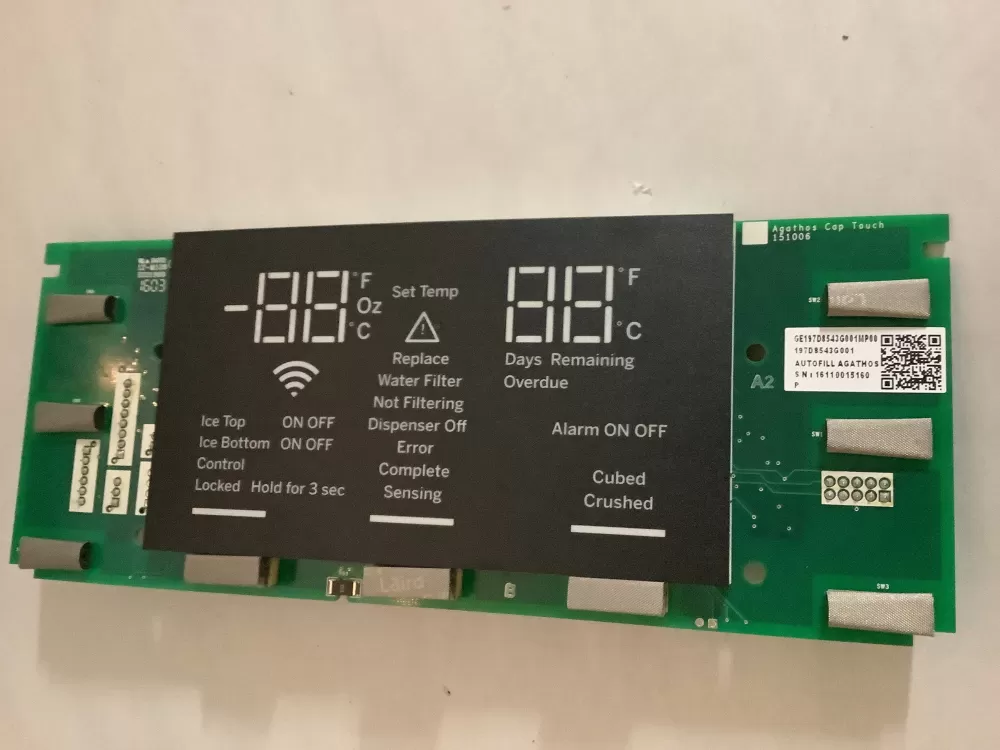 GE Wr55x41026 Wr55x26306 Refrigerator Control Board Dispenser  AZ199598 | ZC2779