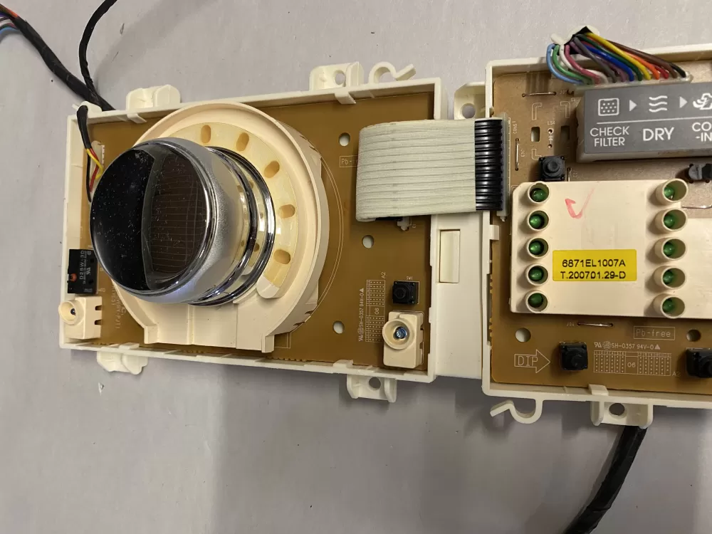 LG Dryer PCB Display Control 6871EL1007A AZ207879 | BKV922