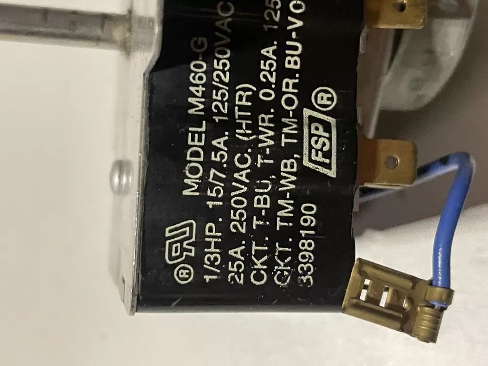 Whirlpool Kenmore Sears 3398190A Dryer Timer AZ30733 | Wm200