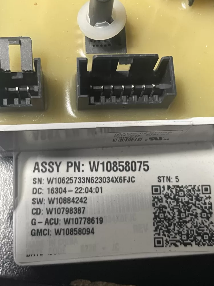 Maytag W10858075 W11024149 PS11770194 Washer Control Board AZ11508 | 629