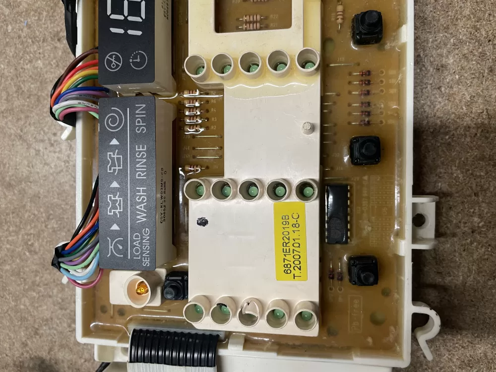 LG 6870EC9230A 6871ER2019B Washer Control Board AZ17925 | KMV167