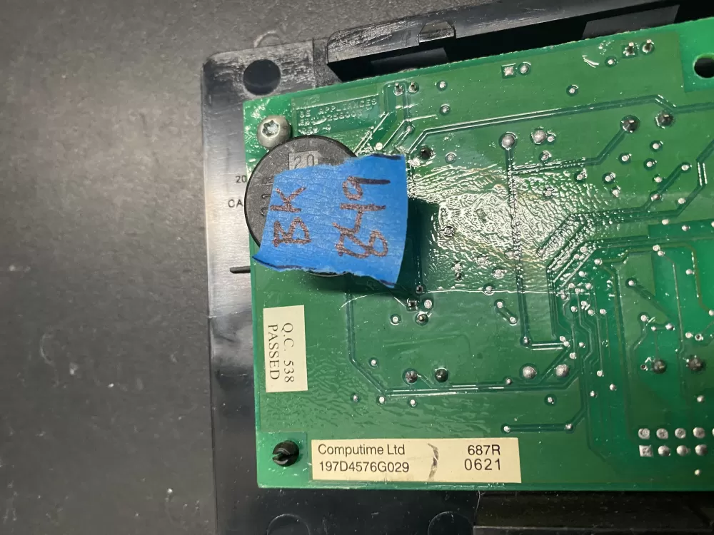 GE 197D4576G029 Refrigerator Control Board Dispenser AZ16523 | BK849