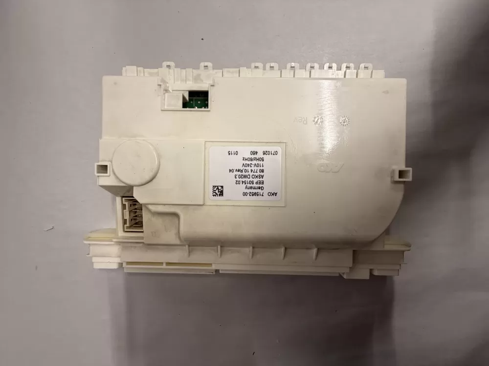 ASKO Dishwasher Control Board * P# 715952-00 8077410 AZ217175 | KMV17