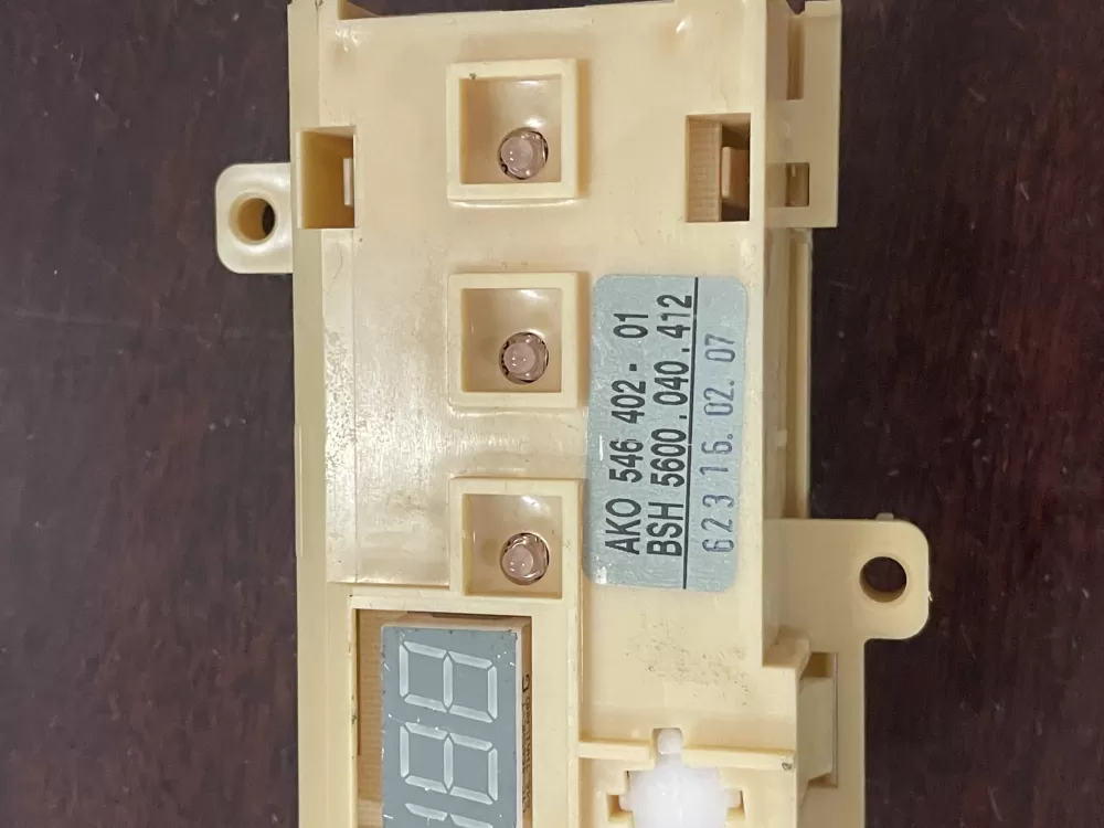 Bosch Siemens Dishwasher Control Board 5600.040.412 498075 AZ55388 | KM1998