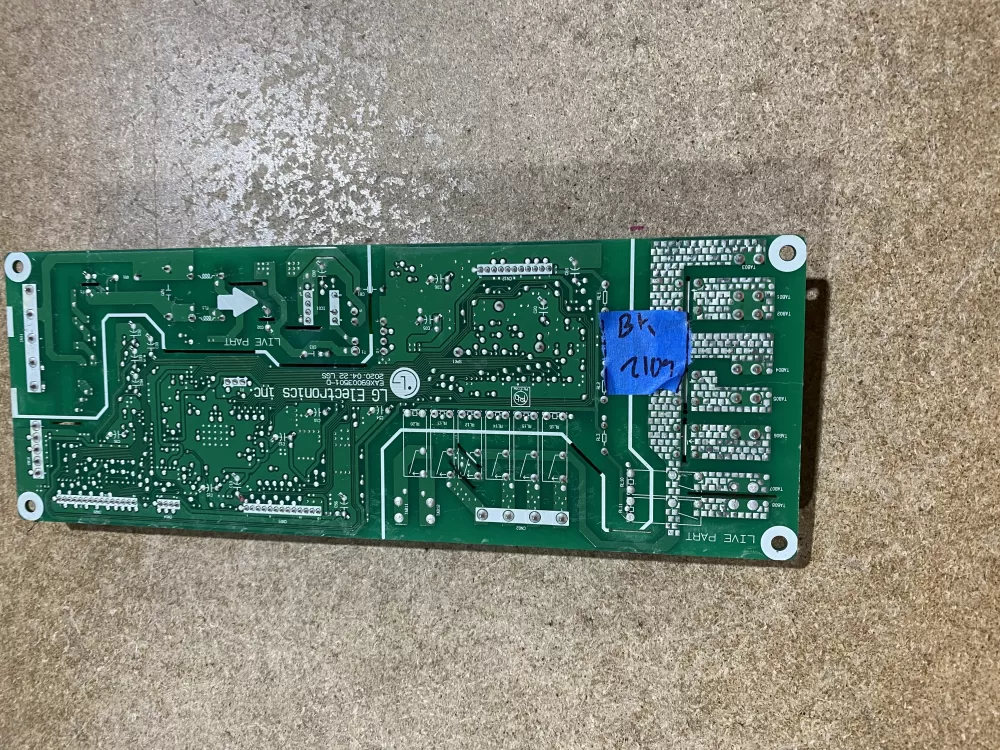 LG EBR89296001 Range Pcb Display Control Board Assembly AZ65466 | BK2109