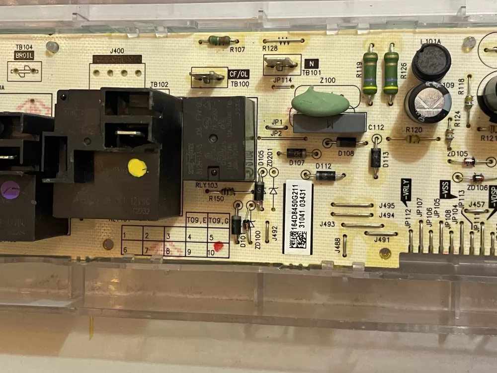 GE 164D8450G211 WB27X29092 PD00050359 Range Control Board AZ179492 | KM711