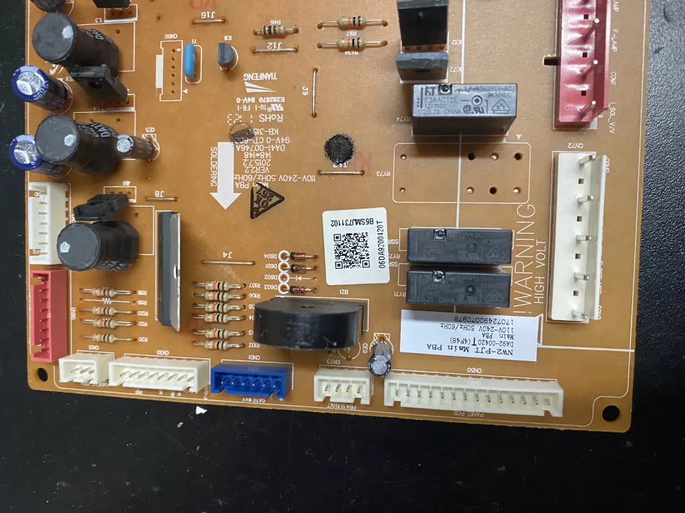 Samsung DA92 00420T DA9200420T Refrigerator Control Board AZ7107 | BK583