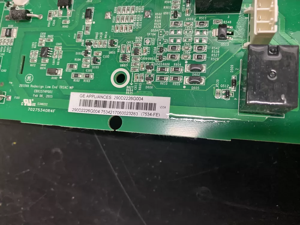 GE 290D2226G004 Washer Control Board AZ15142 | BK695