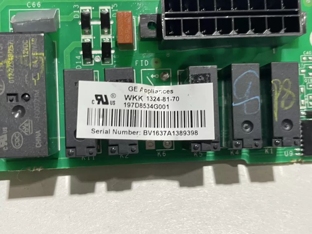 GE 100027 Refrigerator Control Board French Door Dispenser AZ153701 | Wm2508