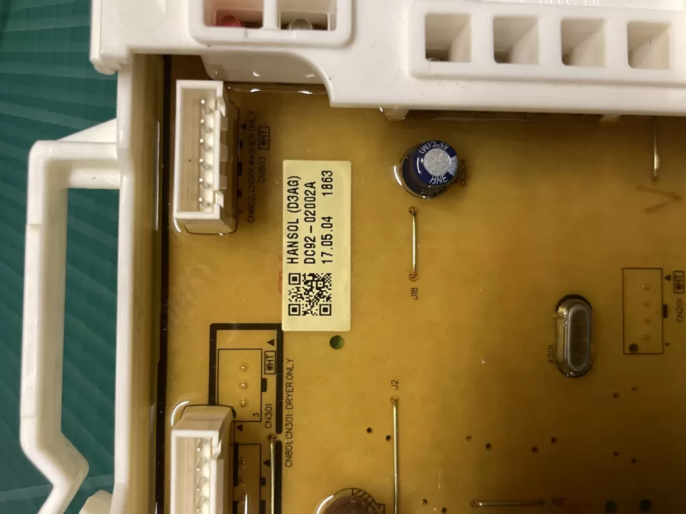 Samsung DC92 02002A Washer Control Board AZ210449 | Wmv929