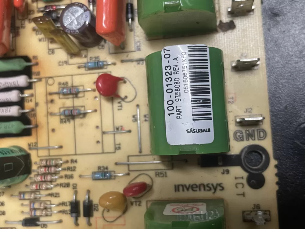 Whirlpool Amana 100 01323 07 9758080 Range Control Board AZ12614 | 665