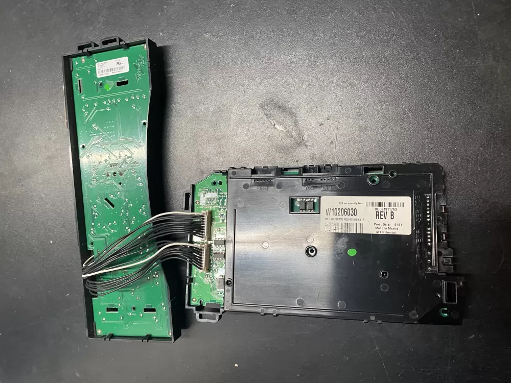 Whirlpool W10206030 AP4568396 Dryer Interface Control Board AZ24479 | BKV42