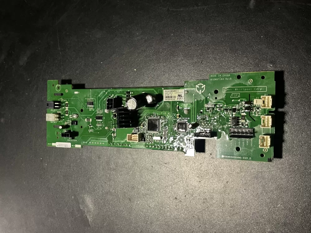 Whirlpool W11101039  AP6238037  W10852653 Washer Control Board LCD Display Interface