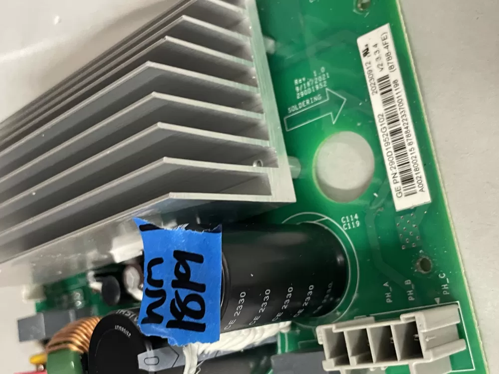 GE PD00081403 WH22X35837 Inverter Washer Control Board AZ219699 | Wm1819