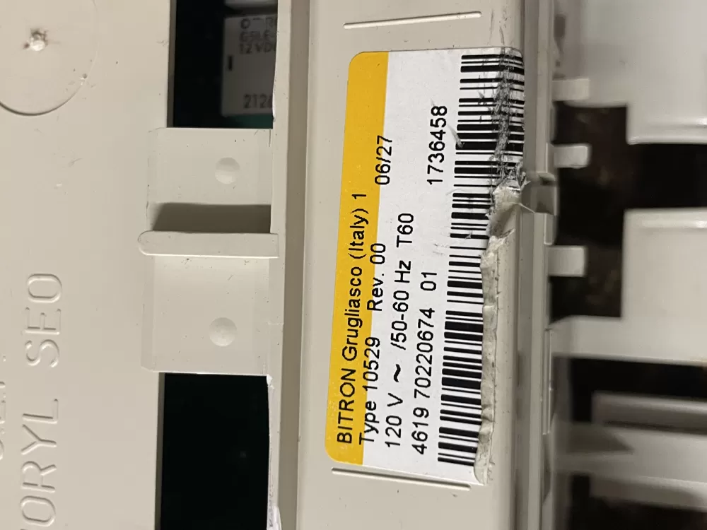 Whirlpool 46197022067401 Washer Main Control Board CCU AZ51662 | Wmv531