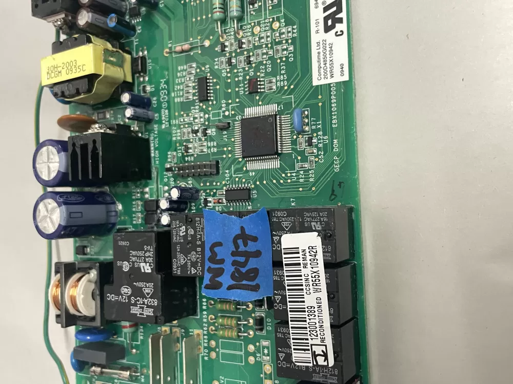 GE 200D6221G028 EBX1110P002 Refrigerator Control Board AZ221588 | Wm1847