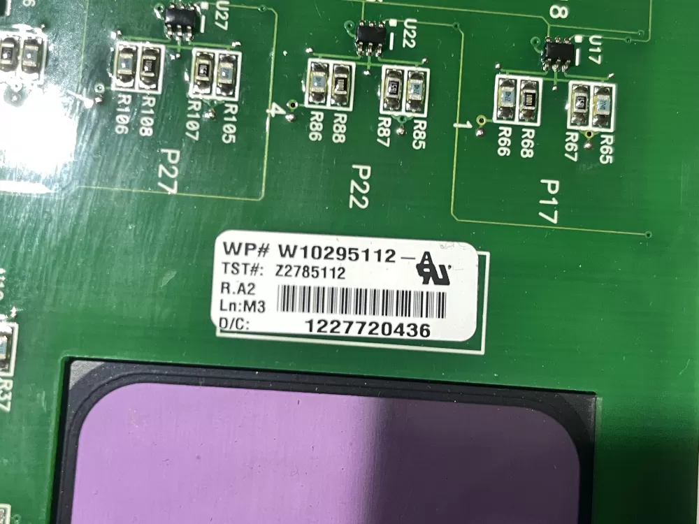 GE W10317069 W10295112 Range Oven Touchpad Control Panel Board AZ118076 | Wmv687