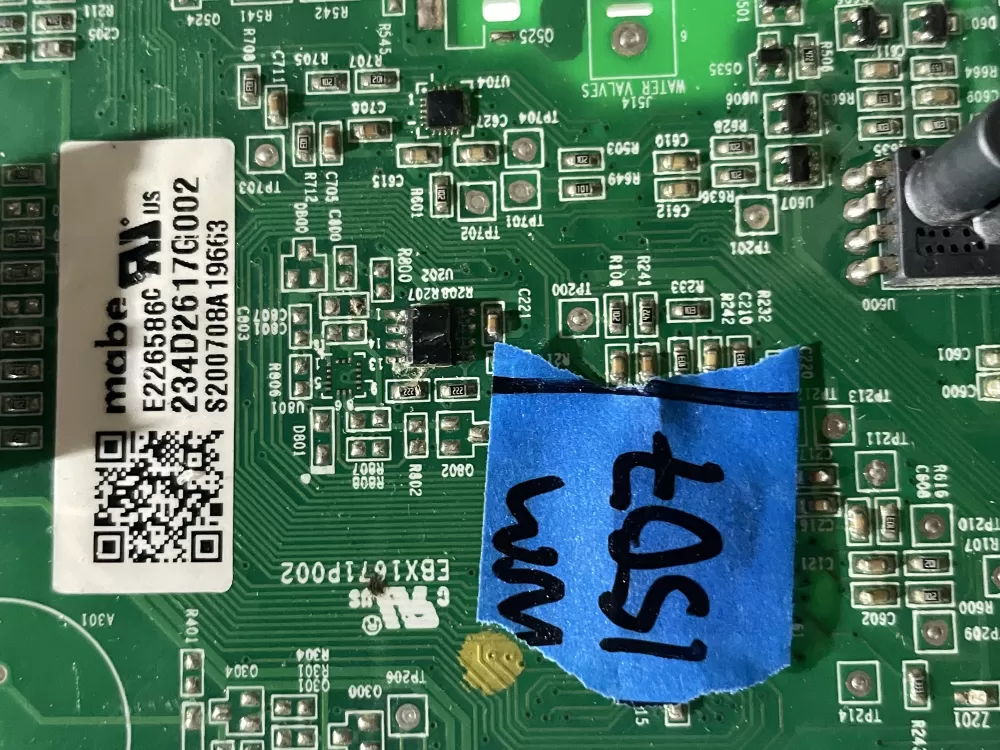 GE 234D2617G002 Wh22x28676 Washer Control Board Laundry Center AZ230745 | Wm1507
