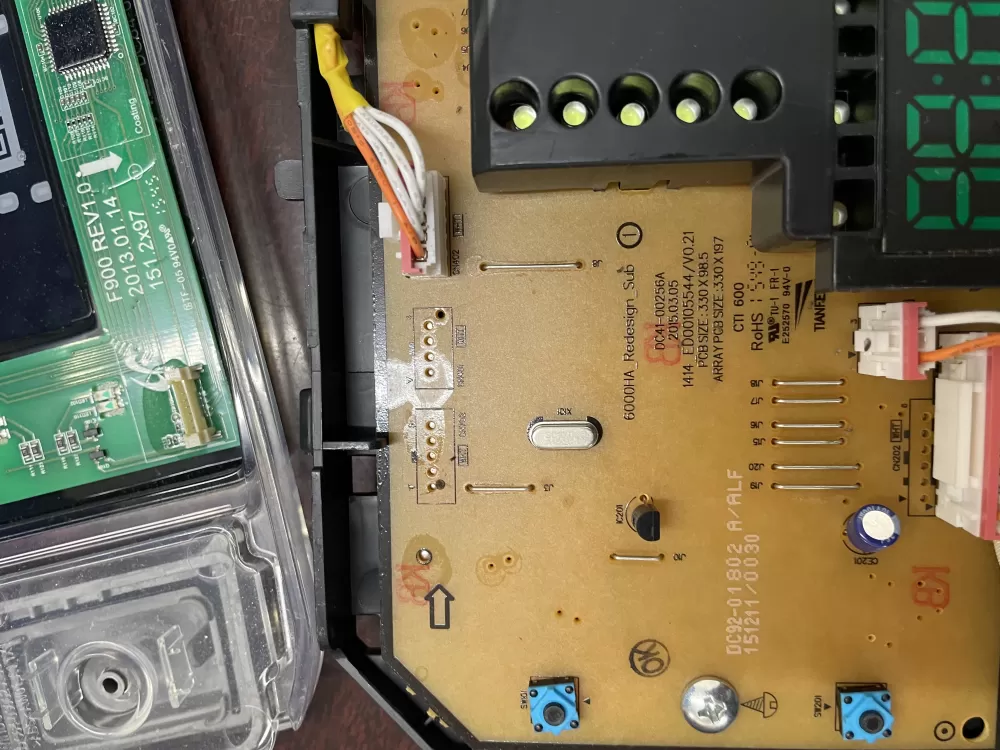 Samsung DC92 01802A Washer Control Board AZ28940 | KMV191