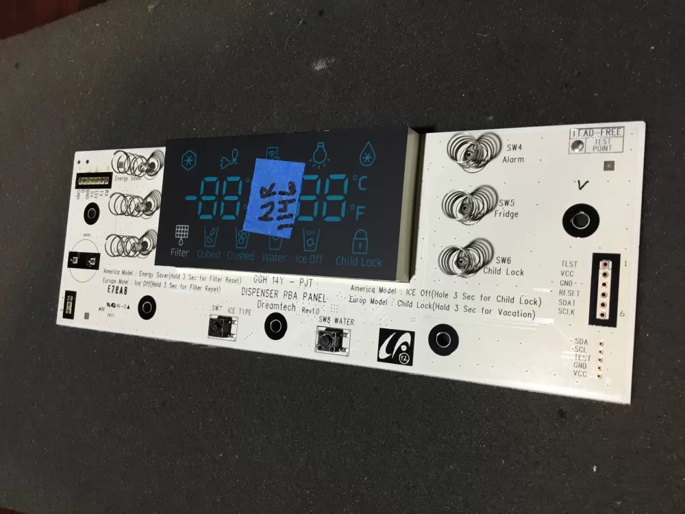 Samsung DA92-00607A Refrigerator samsung Control Board AZ88020 | NR1146