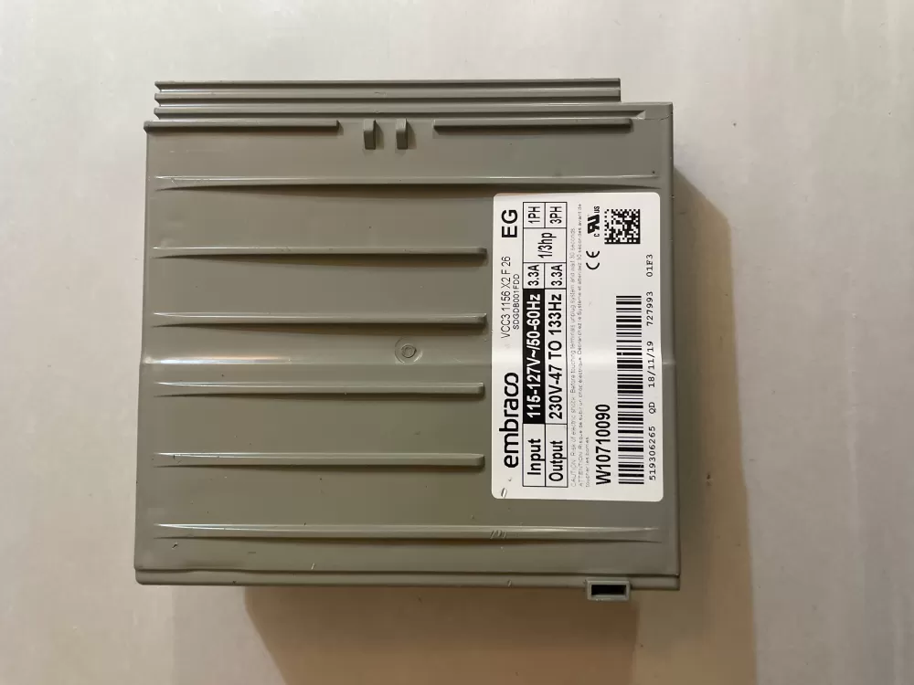 Whirlpool Maytag KitchenAid Kenmore W10710090 W11087200 PS12070625 Refrigerator Control Board Inverter