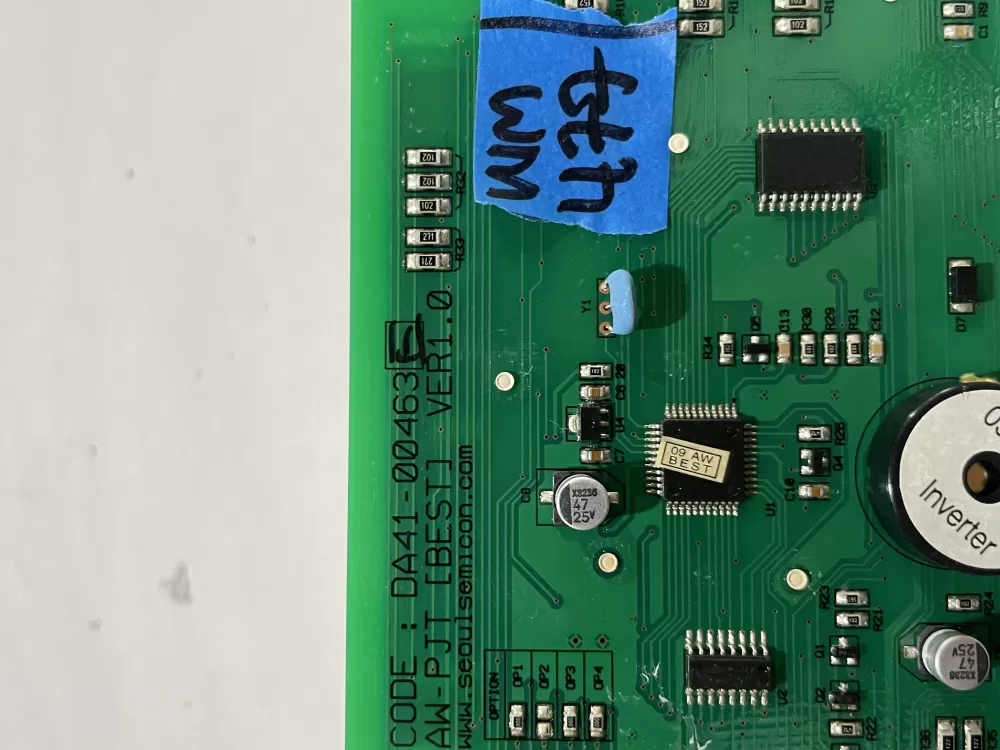 Samsung DA41-00463E Refrigerator Dispenser Display Control Pn: AZ178715 | Wm477