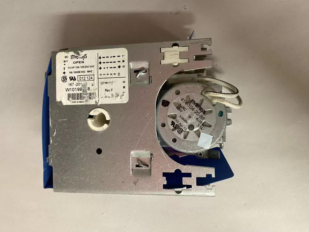 W10199588 Whirlpool Dishwasher Timer