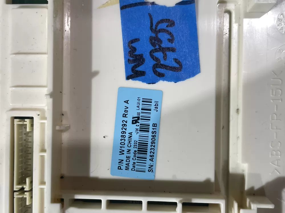 Whirlpool W10389292 Dryer User Interface Display Control Board AZ197510 | Wm2735