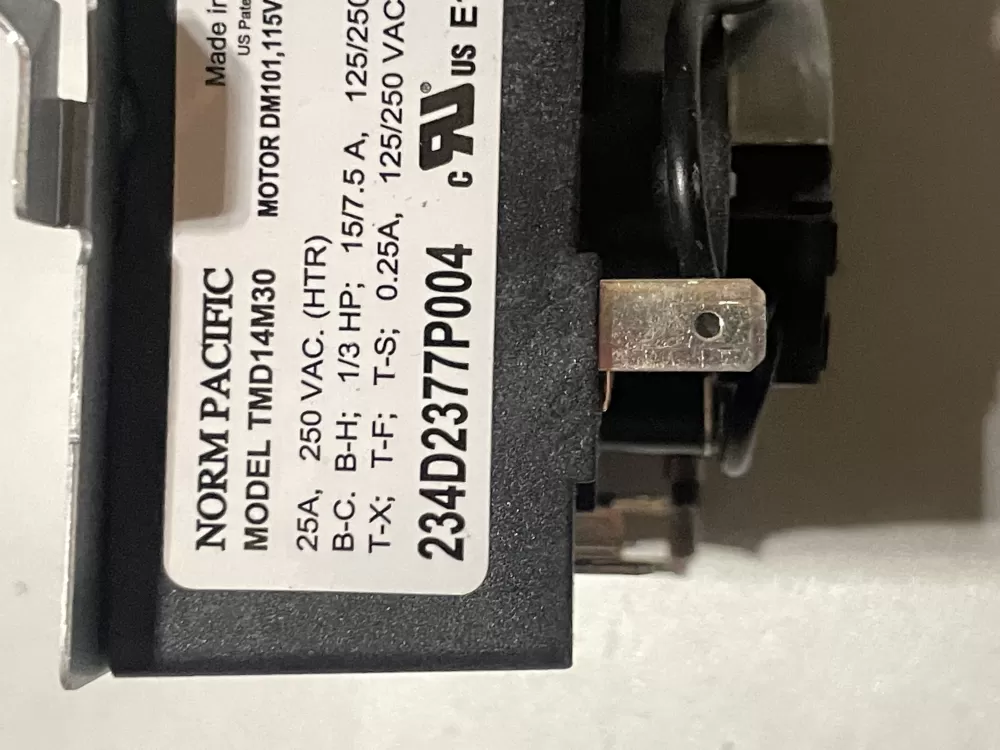 GE TMD14M30 234D2377P004 Dryer Timer AZ30786 | WM199