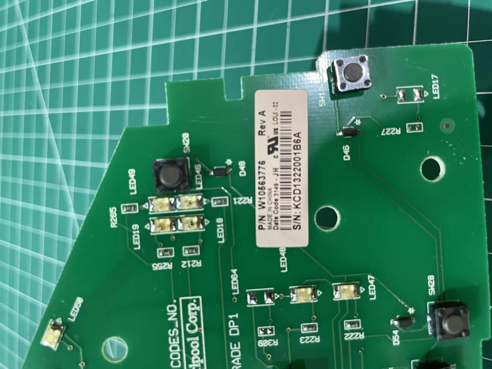 Whirlpool W10563776 Washer Control Board AZ190101 | Wm802