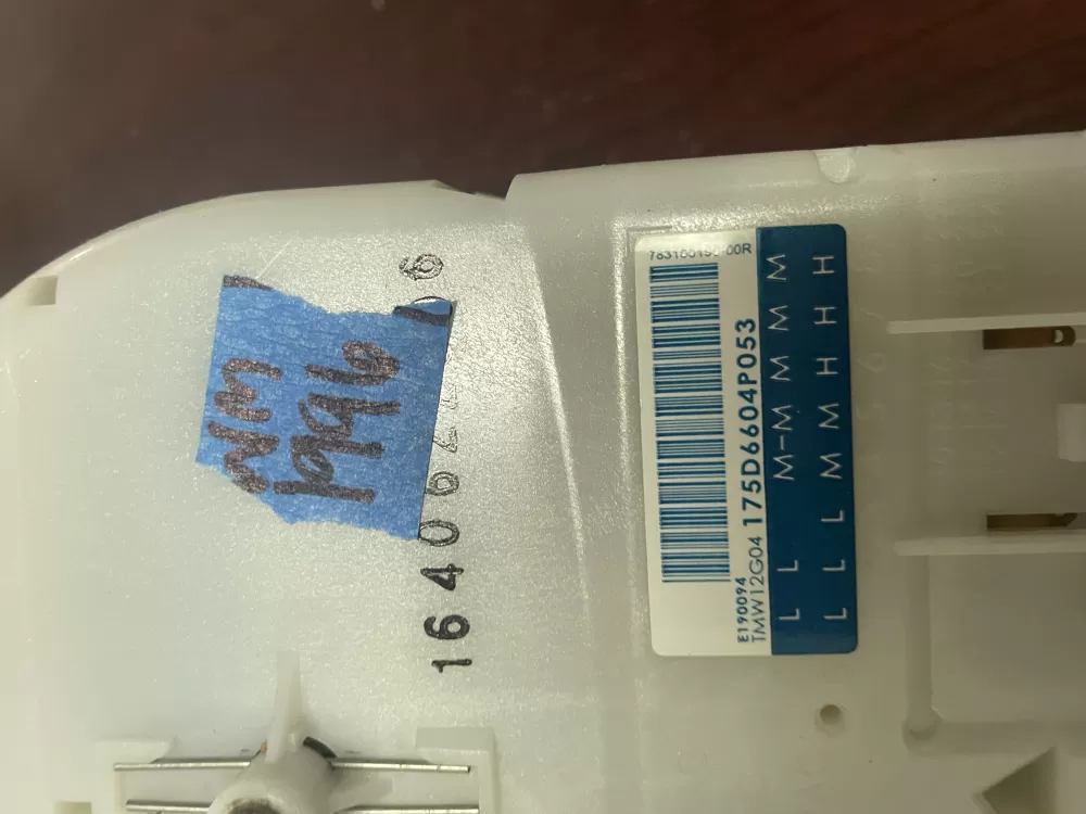 GE WH12X10527 175D6604P053 Washer Timer AZ96884 | Wm1996