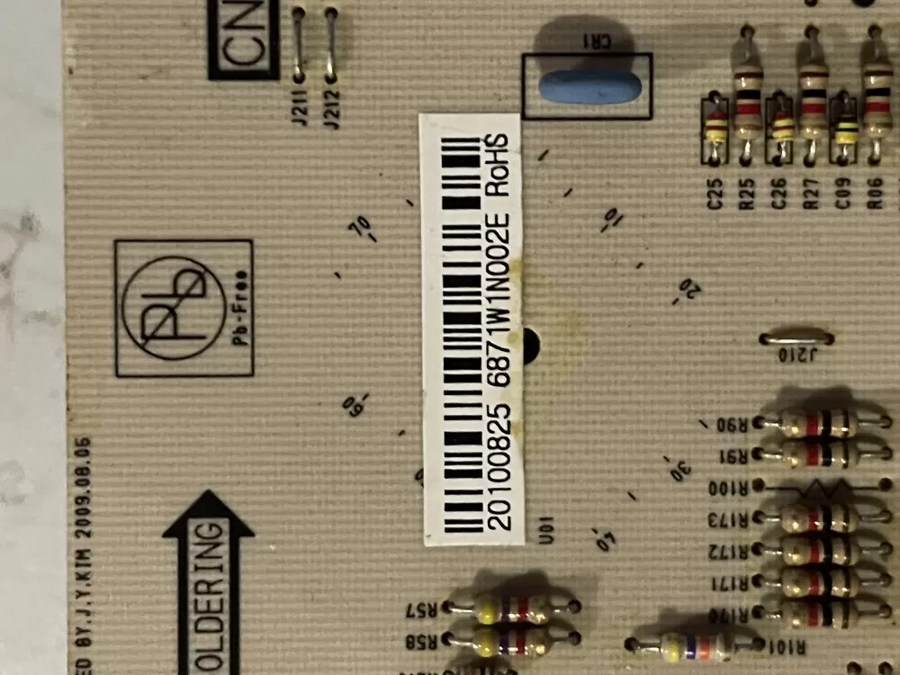 LG Oven EBR74632605 Display Control Board AZ33560 | Wmv231
