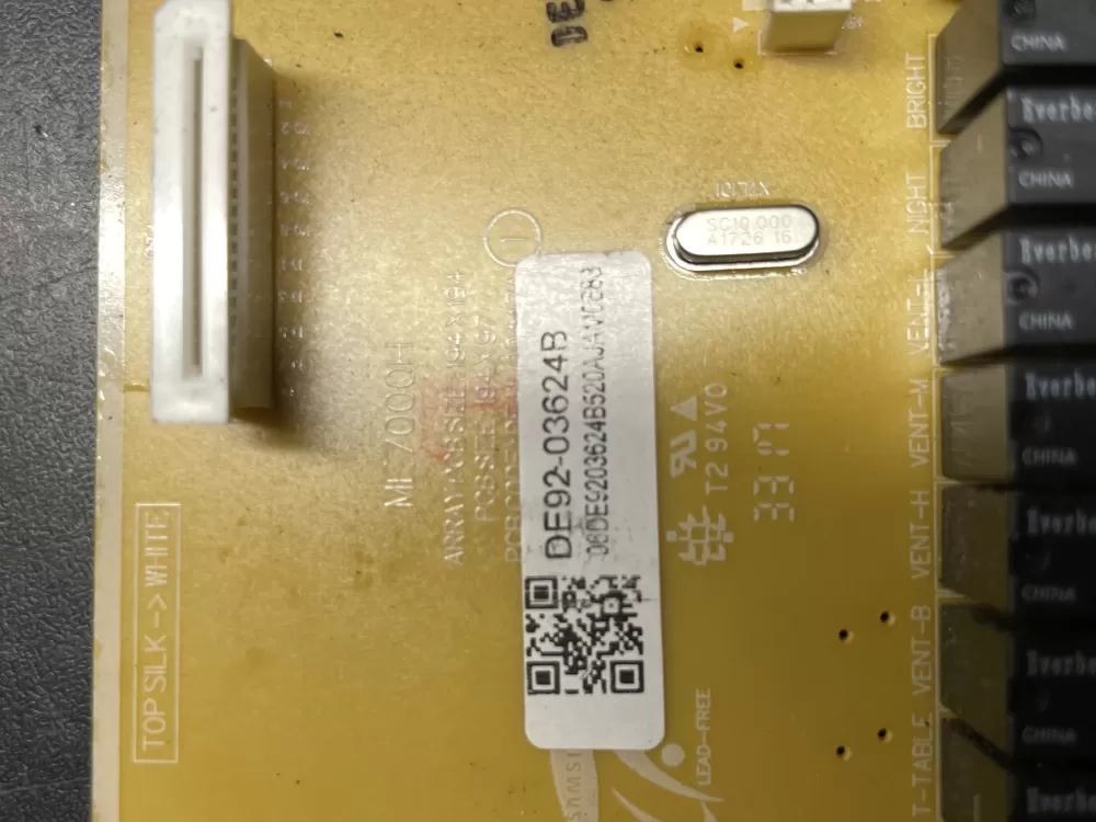 Samsung DE92-03624B DE41-00447A Microwave Main Control Board AZ36585 | Wm379