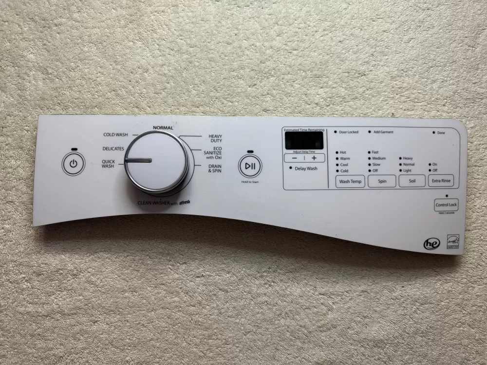 Whirlpool AP6024018 W10433082 W10750475 WPW10750475 PS11757368 Washer Control Panel