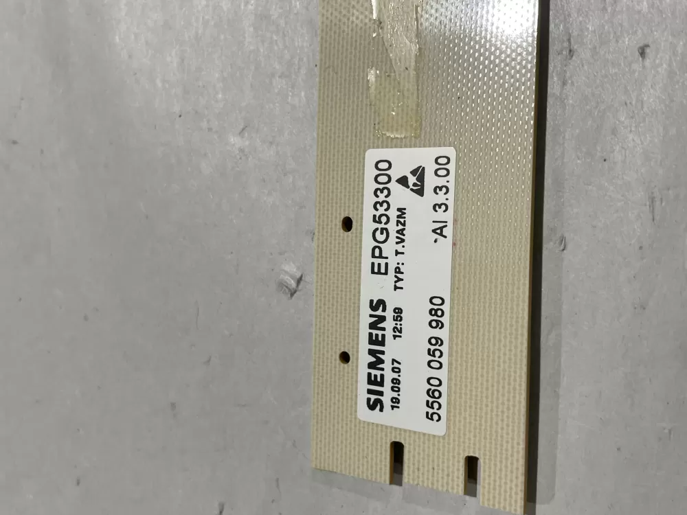 Bosch EPG53300 5600059980 Dishwasher Control Board AZ186719 | Wm2682