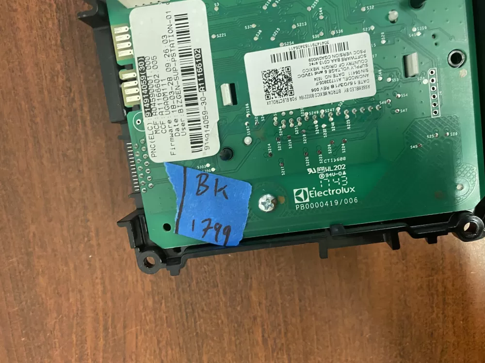 Frigidaire Electrolux 5304522541 A11733805 Washer UI Knob AZ49165 | BK1799